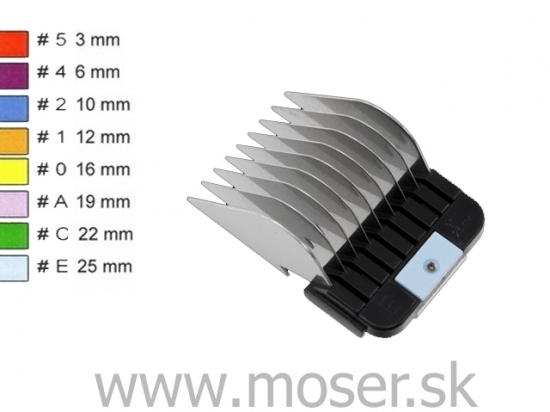 Moser 1247-7870 25mm nádstavec s kovovými zubami